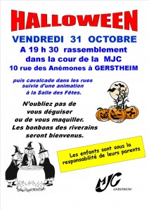 2014 Affiche HALLOWEEN